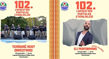 Lapseki'de kurtuluş etkinlikleri müzik dolu bir akşamla kutlanacak!