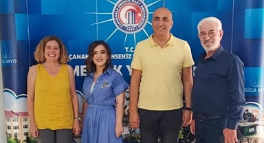 Marmara Kadın Kooperatifleri Birliği’nden Biga MYO’ya ziyaret