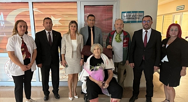 Mehmet Akif Ersoy Devlet Hastanesinde tedavi gören gazi ailesine anlamlı ziyaret
