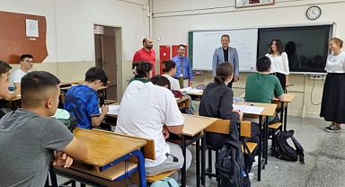Müdür Hayta’dan Çanakkale Anadolu Lisesi'ne ziyaret