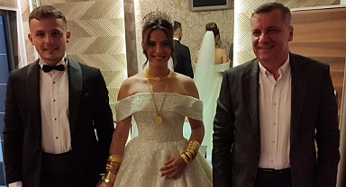 Özgür Ceylan, Biga’da Kotan ve Gezer ailelerinin düğününe katıldı