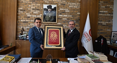 Rektör Prof. Dr. Ünüvar, Alan Başkanı Kaşdemir'i ziyaret etti
