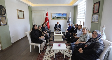 Vali Toraman’a Anadolu Şehit Aileleri Derneği’nden ziyaret