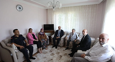 Vali Toraman’dan şehit ailesine ziyaret