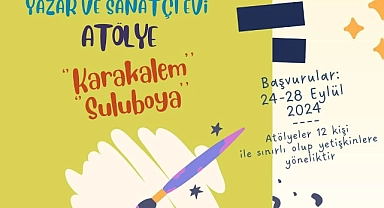 Yazar ve Sanatçı Evi’nde atölye kayıtları başlıyor