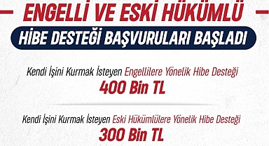2025/1. Dönemine İlişkin Engelli ve Eski Hükümlü Proje başvuruları başladı