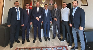 AK Parti Çanakkale İl Başkanlığı, sendika temsilcilerini ağırladı