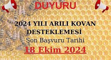 Arıcılar için destekleme başvurusunda son tarih 17 Ekim!