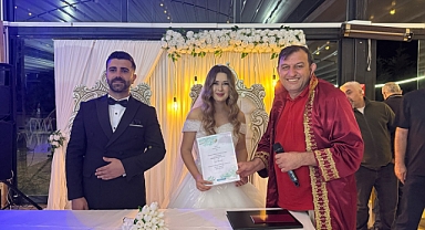 Başkan Atalay, Çorgotay ve Üysal çiftinin nikahını kıydı