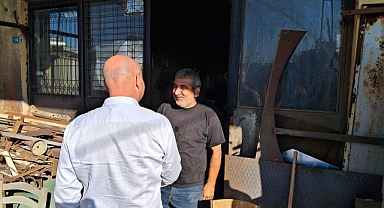 Başkan Göztepe, sanayi esnafıyla