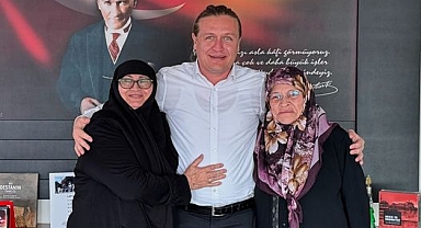 Başkan Öztürk'e aile ziyareti