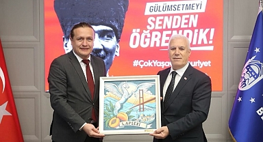Başkan Öztürk'ten Başkan Bozbey'e ziyaret