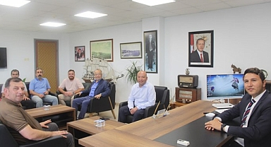 Başkanlardan Kaymakam Haydaroğlu'na ziyaret