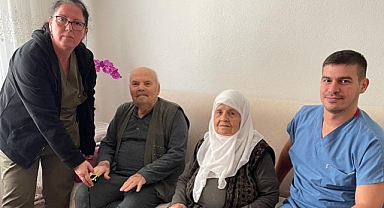Biga'da yaşlılara ziyaret