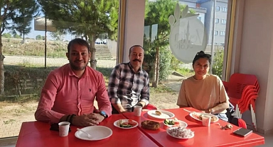 Biga MYO makine programı öğrencileri kahvaltıda buluştu