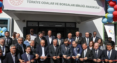 Biga Türkiye Odalar ve Borsalar Birliği anaokulu açılışı gerçekleştirildi