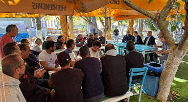 Bozcaada’da balıkçılarla sorunlar konuşuldu