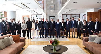 Çanakkale Barosu'nda Başkan Erkek'e ziyaret