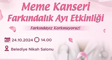 Çanakkale Belediyesi'nden Meme Kanseri Farkındalık Ayı etkinliği