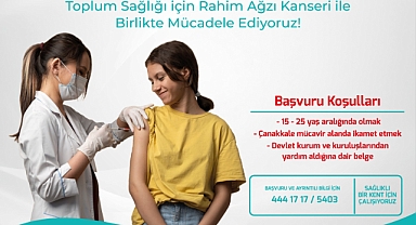 Çanakkale Belediyesi’nden ücretsiz HPV aşısı uygulaması