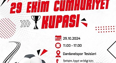 Çanakkale'de 29 Ekim Cumhuriyet Kupası