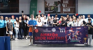 Çanakkale’de Amatör Spor Haftası Masa Tenisi Turnuvası sona erdi