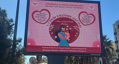 Çanakkale'de Emzirme Haftası
