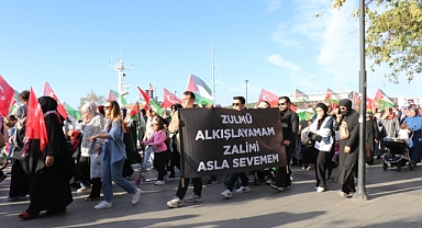 Çanakkale’de Filistin için “Sessiz Yürüyüş”