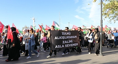 Çanakkale’de Filistin için “Sessiz Yürüyüş”