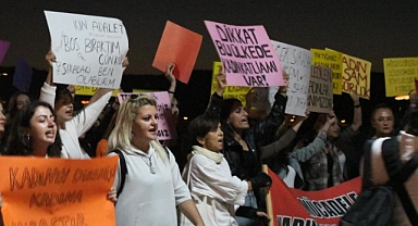 Çanakkale'de kadın cinayetleri protesto edildi