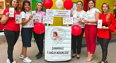 Çanakkale'de Normal Doğum Haftası'nda bilgilendirme