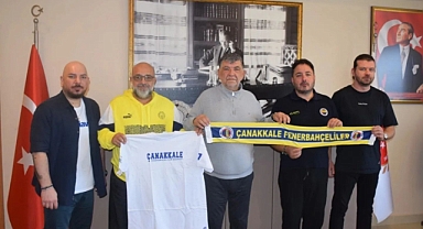 Çanakkale Fenerbahçeliler Derneği’nden ziyaret