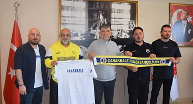 Çanakkale Fenerbahçeliler Derneği’nden ziyaret
