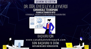 Çanakkale Teknopark'tan ‘TÜBİTAK 2209 Farkındalık Eğitimi’