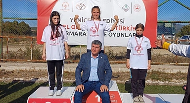 Çanlı Sude Küçük, Marmara Bölge Oyunları’na damga vurdu