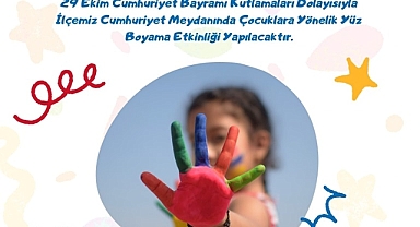 Eceabat'ta 29 Ekim yüz boyama etkinliği yapılacak