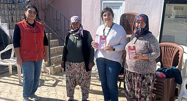 Ezine köylerinde kanser taramaları devam ediyor