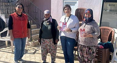 Ezine köylerinde kanser taramaları devam ediyor