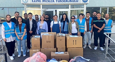 Ezine MYO'ya malzeme desteği