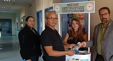 Gelibolu Şehit Koray Onay Devlet Hastanesi’nde stant kuruldu