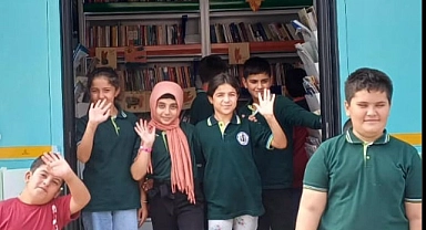 Gezici Kütüphane çocuklarla buluştu!