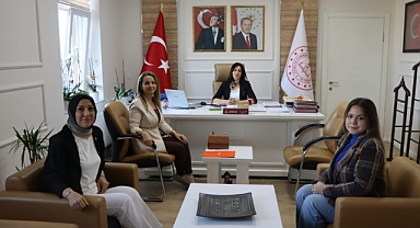 KADEM Vakfı'ndan İl Millî Eğitim Müdürü Mine Hayta'ya ziyaret