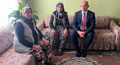 Kaymakam Nebioğlu’ndan duygu dolu ziyaret