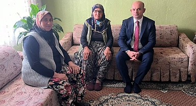 Kaymakam Nebioğlu’ndan duygu dolu ziyaret