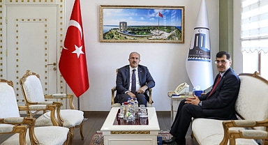 Kütahya Belediye Başkanı Eyüp Kahveci'den Vali Toraman'a ziyaret