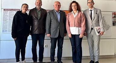 Lapseki Belediyesi'nden Kepez Belediyesi Kent Konseyi'ne ziyaret