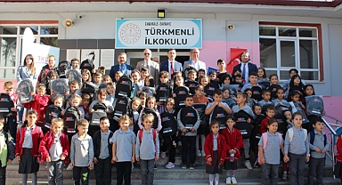 TKDK'dan Bayramiç'te köy okullarına destek ziyareti