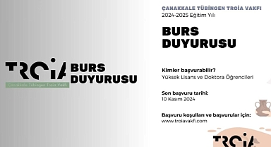 Troia Vakfı'ndan Yüksek Lisans ve Doktora öğrencilerine burs desteği