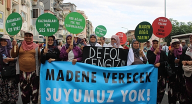 Vahşi madenciliğe karşı yüzlerce çevreci ses yükseltti
