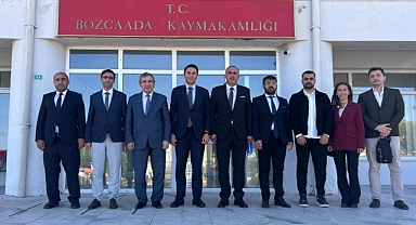 Vali - Mülkiye Başmüfettişi Abdulkadir Yazıcı'dan Bozcaada'ya ziyaret